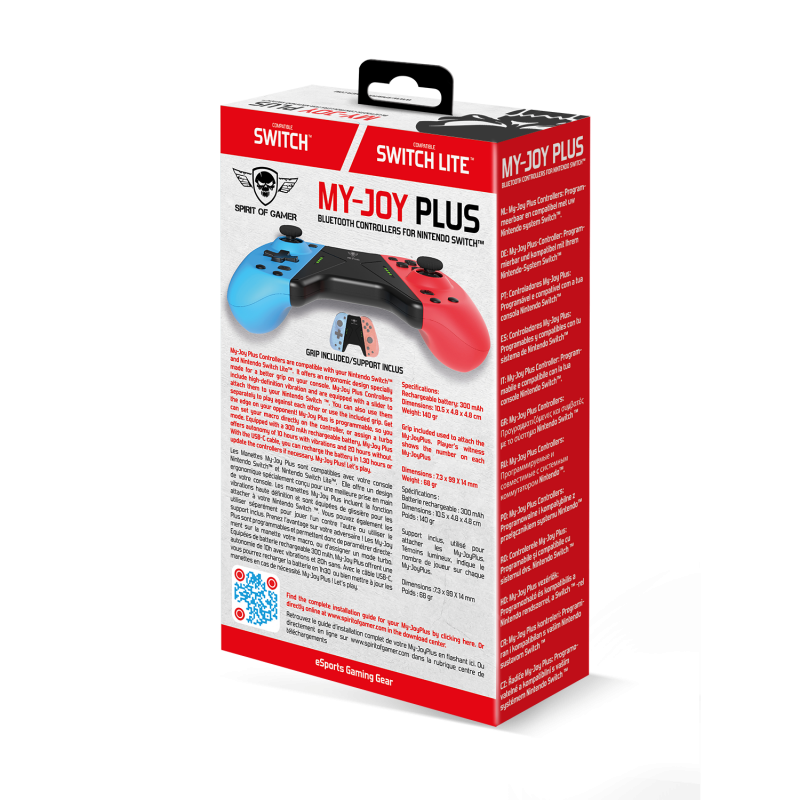 Spirit of Gamer - Manette Nintendo Switch - MyJoy Plus Bluetooth