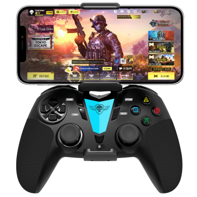 Manette de jeu sans fil Bluetooth Spirit of Gamer PGP Pro Gaming pour PS4  (Noir) à prix bas