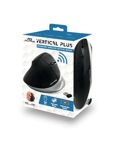 VERTICAL PLUS Souris sans fil RF 2.4 GHz