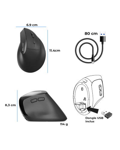 VERTICAL RX Souris sans fil
