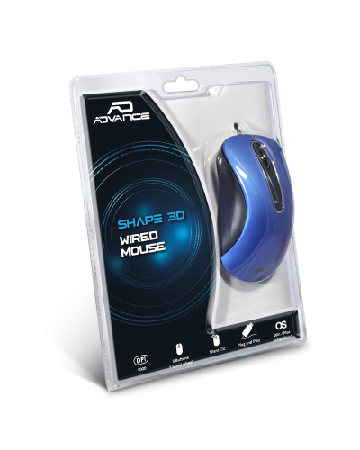 SHAPE 3D Souris filaire USB