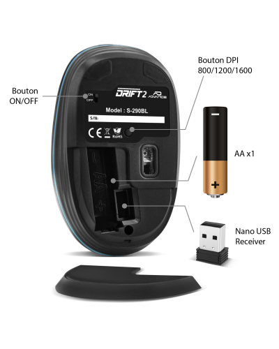 DRIFT2 Souris sans fil