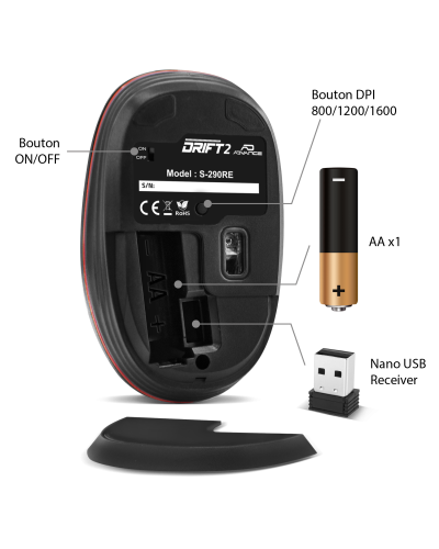 DRIFT2 Souris sans fil