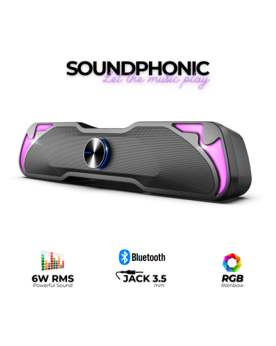 SOUNDPHONIC RGB 6W RMS BLUETOOTH
