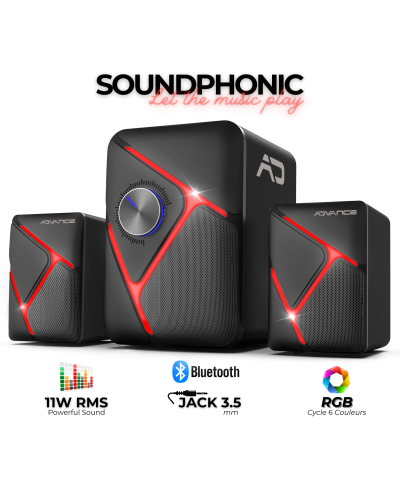 SOUNDPHONIC RGB 11W RMS BLUETOOTH