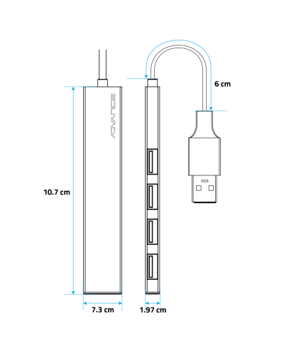 XPAND SMART USB 3.0 / HUB 4 x USB 3.0