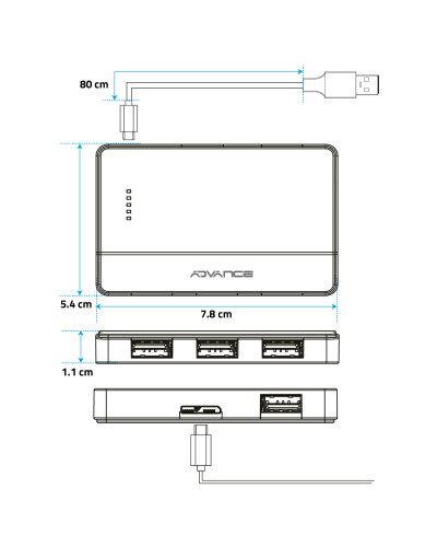 XPAND STARTER USB 3.0 / HUB 4 x USB 3.0