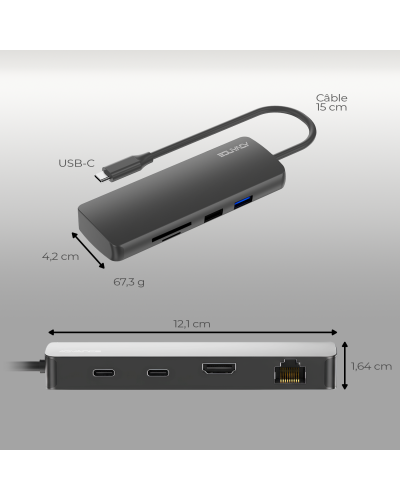 XPAND SMART USB-C / HUB 8 en 1