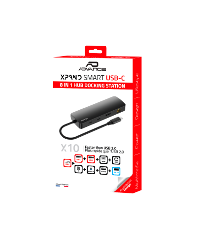 XPAND SMART USB-C / HUB 8 en 1