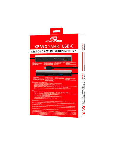 XPAND SMART USB-C / HUB 8 en 1