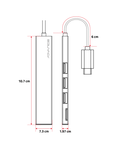XPAND SMART USB-C / HUB 2 en 1