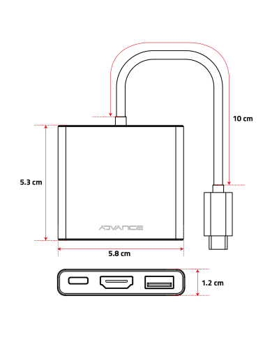 XPAND SMART USB-C / HUB 3 en 1