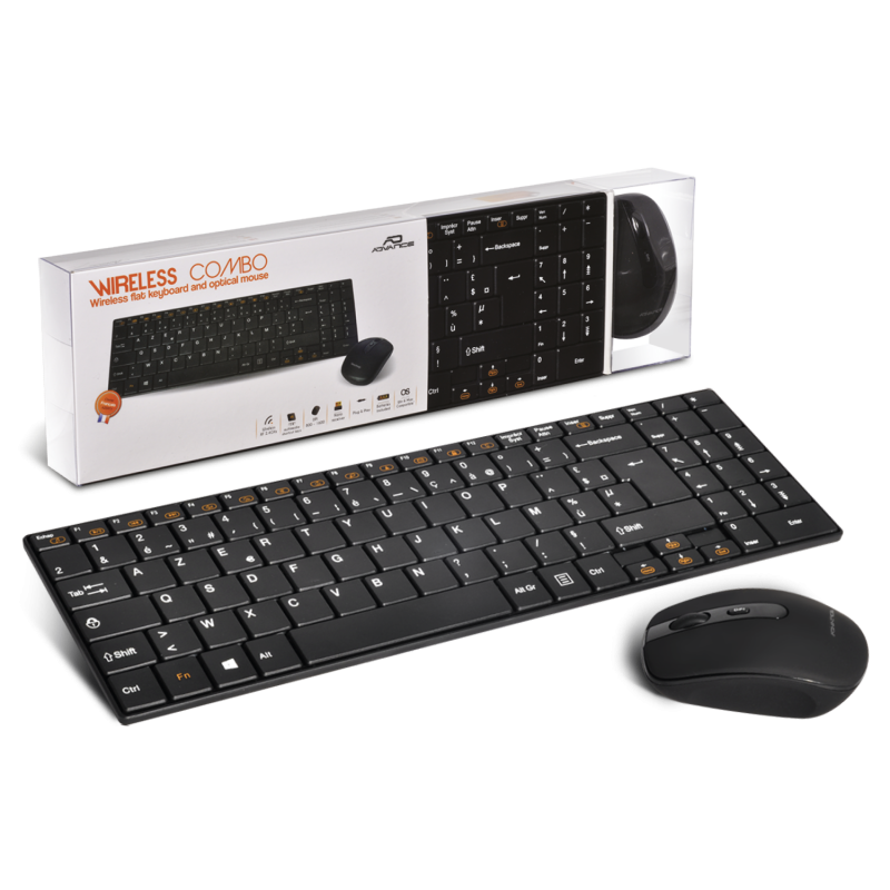 Pack clavier-souris sans fil