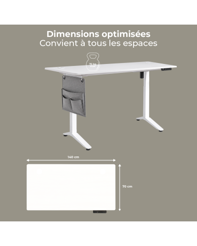 FLEXDESK WHITE 140
