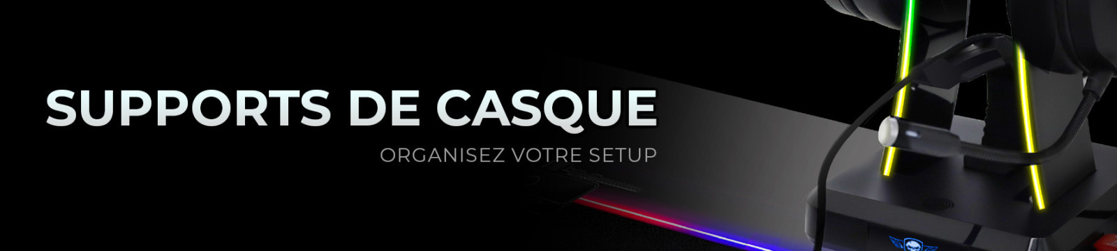 Supports de casque